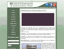 Tablet Screenshot of heinemanncpas.com